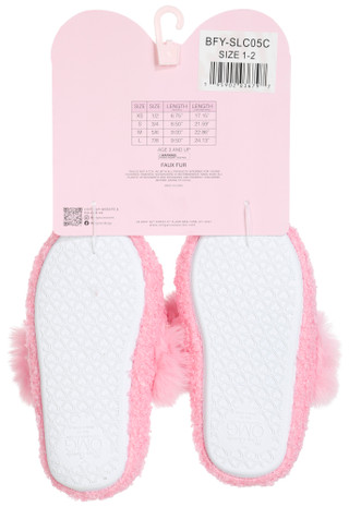 Thumbnail 2: OMG Accessories OMG Accessories Girls Pearl Butterfly Plush Slippers 
