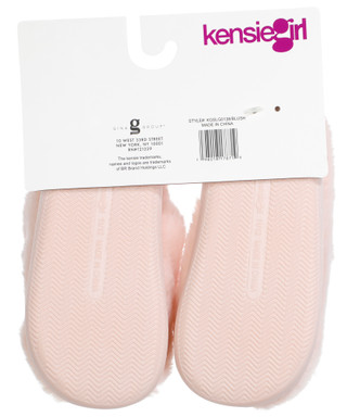 Thumbnail 2: Kensie Girl Kensie Girl Girls Sequin Icons Cushioned Plush Slippers 