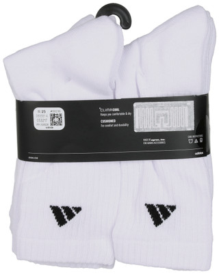 Thumbnail 2: Adidas Adidas Mens 6 Pk Athletic Cushioned Crew Socks 