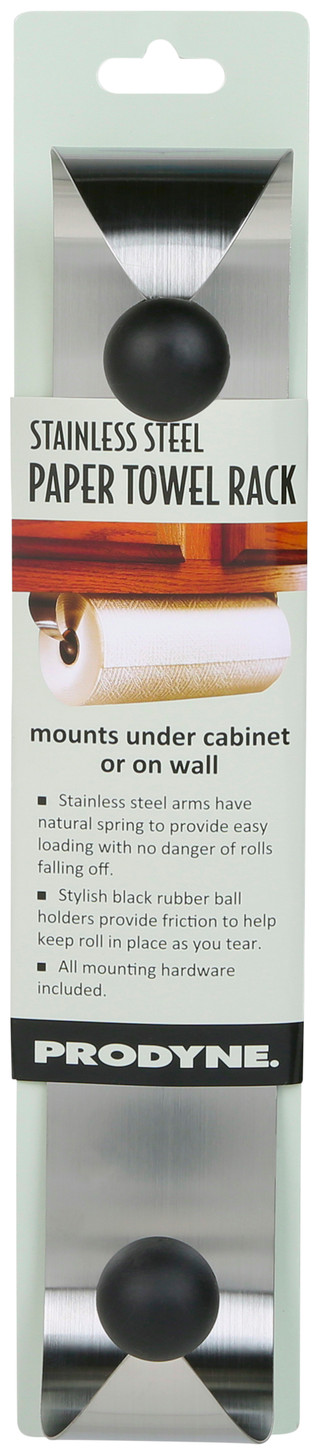 Thumbnail 1: Prodyne Prodyne Stainless Steel Paper Towel Rack 