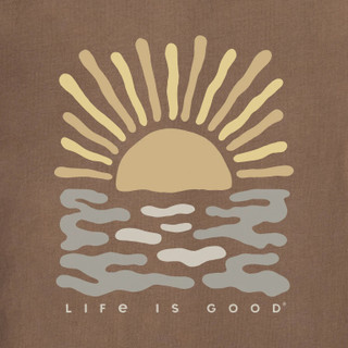 Thumbnail 2: Life is Good Life Is Good Mens Sun Over the Water Crusher-LITE Tee 