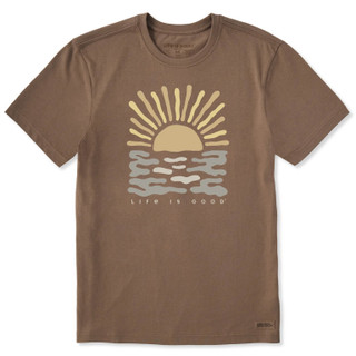 Thumbnail 1: Life is Good Life Is Good Mens Sun Over the Water Crusher-LITE Tee 
