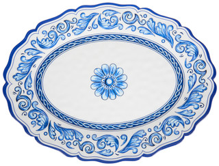 Thumbnail 2: Certified International Certified International 18x13 Floral Serving Tray 