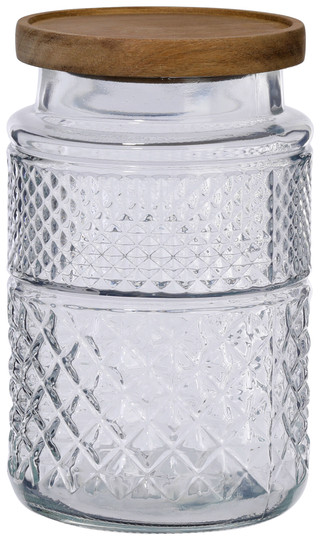 Thumbnail 1: 10 Strawberry Street 10 Strawberry Street 60 oz Randolph Glass Canister 
