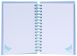 Thumbnail 3: VOTUM Votum Butterfly Spiral Lined Journal Notebook 