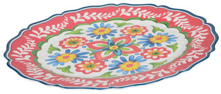 Thumbnail 1: Certified International Certified International 18x13 Floral Serving Tray 