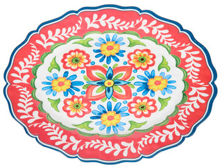 Thumbnail 2: Certified International Certified International 18x13 Floral Serving Tray 