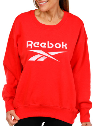 Thumbnail 1: Reebok Reebok Womens Embroidery Graphic Oversize Crewneck 