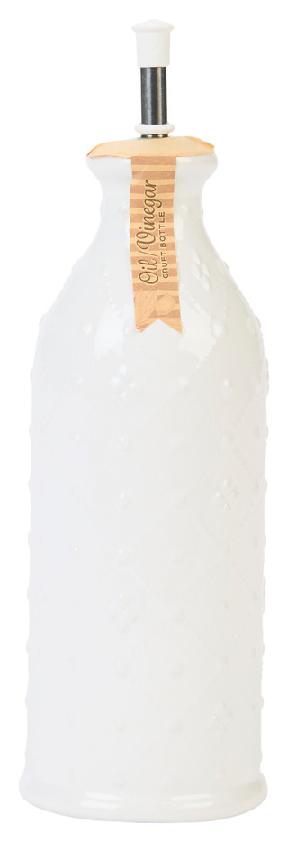 Thumbnail 1: 10 Strawberry Street 10 Strawberry Street 20 oz Embossed Clermont Cruet 