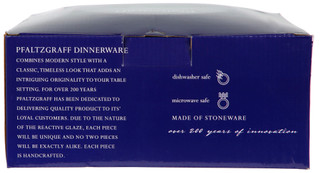 Thumbnail 2: Pfaltzgraff Pfaltzgraff 3 Pc Reactive Grey Dinnerware Set 