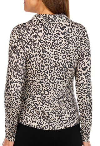 Thumbnail 2: Philosophy Philosophy Petite Long Sleeve Animal Button Down Top 