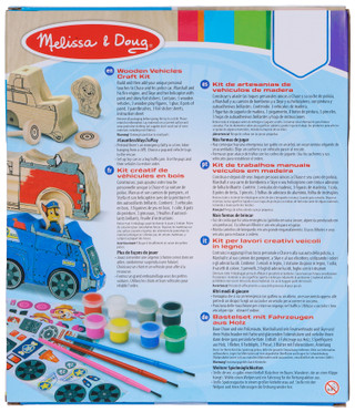 Thumbnail 2: Melissa & Doug Melissa & Doug Paw Patrol Wooden Vehicle Craft Kit 