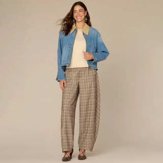 Thumbnail 2: Democracy Democracy Womens Long Sleeve Contrast Collar Jacket 