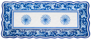 Thumbnail 2: Certified International Certified International 19x8 Floral Serving Tray 