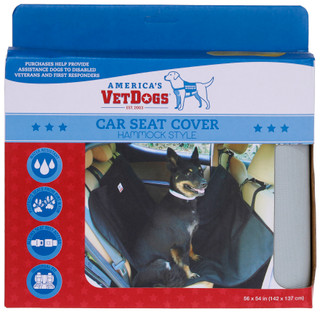 Thumbnail 1: AMERICAS VETDOGS America'a Vet Hammock Style Dog Car Seat Cover 