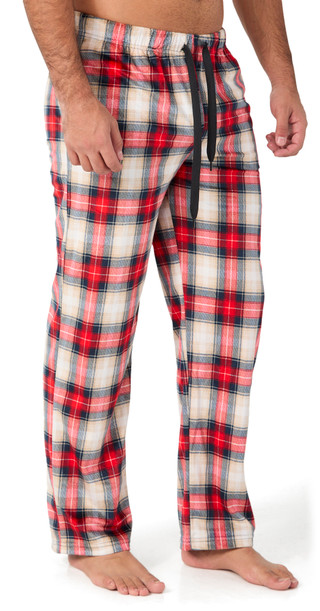 Thumbnail 2: Dockers Dockers Mens Plaid Minky Fleece Lounging Pajama Pants 