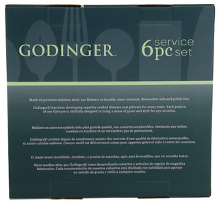 Thumbnail 2: Godinger Godinger 6 Pc Stainless Steel Hostess Serving Utensil Set 
