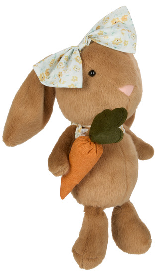 Thumbnail 2: 11 in Plush Easter Bunny Decor 