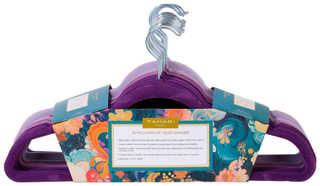 Thumbnail 2: Tahari Tahari 25 Pk Non-Slip Ultra-Slim Ombre Velvet Hangers 