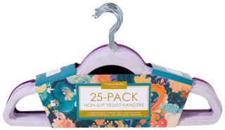 Thumbnail 1: Tahari Tahari 25 Pk Non-Slip Ultra-Slim Ombre Velvet Hangers 