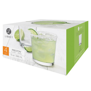 Thumbnail 2: Libbey Libbey Preston 13 oz Glasses (Set of 4) 