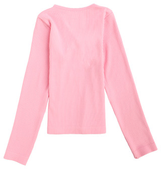Thumbnail 2: Jolie & Joy Jolie & Joy Big Girls Long Sleeve Waffle Knit Top 