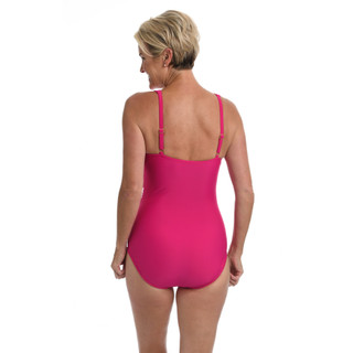 Thumbnail 2: Maxine of Hollywood Maxine Womens Solid Twist Front One Piece Swimsuit 