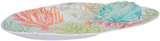 Thumbnail 1: PD HOME PD Home 17x12 Embossed Shell Serving Tray 