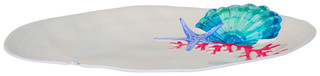 Thumbnail 1: PD HOME PD Home 17x12 Embossed Coastal Serving Tray 