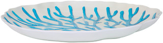 Thumbnail 1: PD HOME PD Home 17x16 Embossed Coral Serving Tray 