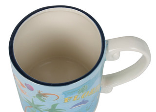 Thumbnail 2: Spectrum Spectrum 21 oz Florida Tropix Ceramic Mug 