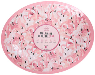 Thumbnail 2: SAMBA Samba 18.5x14 Flamingo Serving Tray 
