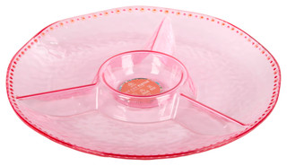 Thumbnail 1: SAMBA Samba 4 Section Round Chip & Dip Platter 