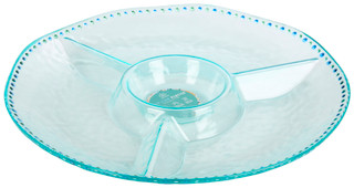 Thumbnail 1: SAMBA Samba 4 Section Round Chip & Dip Platter 