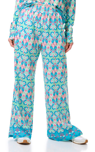 Thumbnail 1: REEL LEGENDS Reel Legends Womens Palm Tree Ikat Palazzo Pants 