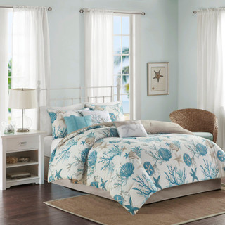 Thumbnail 3: Madison Park Madison Park Pebble Beach Cotton Sateen Comforter Set 