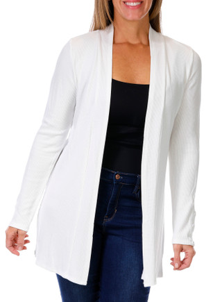 Thumbnail 1: Cyrus Cyrus Womens Long Sleeve Waffle Knit Cardigan 
