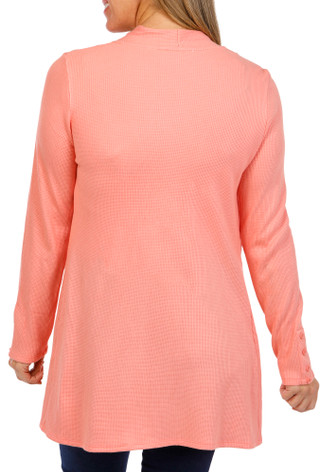 Thumbnail 3: Cyrus Cyrus Womens Long Sleeve Waffle Knit Cardigan 