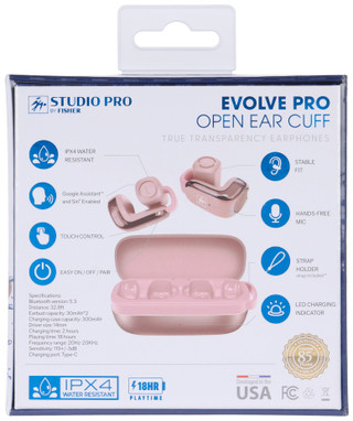 Thumbnail 2: Fisher Fisher Evolve Pro Open Ear Cuff Bluetooth Earphones 