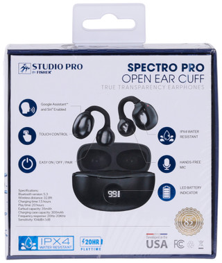 Thumbnail 2: Fisher Fisher Spectro Pro Open Ear Cuff Bluetooth Earphones 