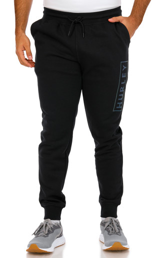 Thumbnail 2: Hurley Hurley Mens Boxed Logo Fleece Joggers 