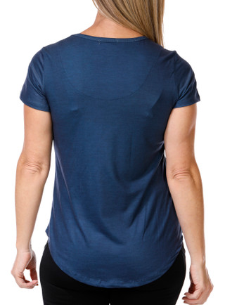 Thumbnail 3: ONE WORLD One World Petite Short Sleeve Americana Knit Flag Top 