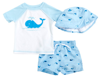 Thumbnail 1: Floatimini Floatimini Baby Boys 3 Pc Swim Trunks Set 