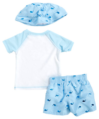 Thumbnail 2: Floatimini Floatimini Baby Boys 3 Pc Swim Trunks Set 