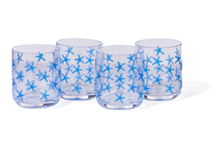 Thumbnail 1: Coastal Home Coastal Home 4 Pk Embossed Starfish Tumbler Cup Set 