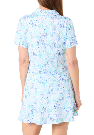 Thumbnail 4: Coral Bay Golf Coral Bay Golf Womens Active Sea Critter Ruffle Skort 