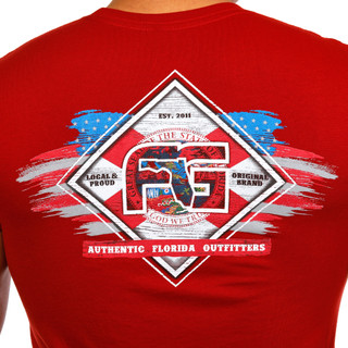 Thumbnail 3: FloGrown FloGrown Mens Short Sleeve Diamond Logo Florida T-Shirt 