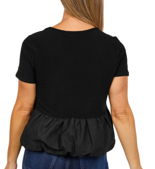Thumbnail 3: Love Scarlett Love Scarlett Womens Short Sleeve Peplum Top 