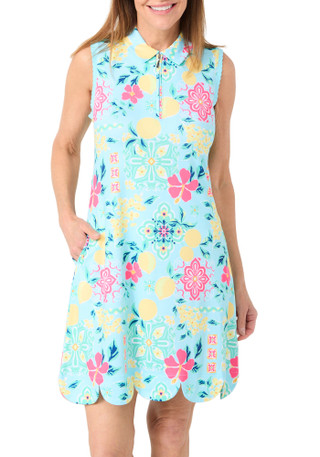 Thumbnail 2: Coral Bay Golf Coral Bay Womens Active Scallop Hem Dolce Vita Dress 