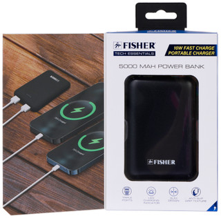 Thumbnail 3: Fisher Fisher 5000 MAH Power Bank Portable Charger 